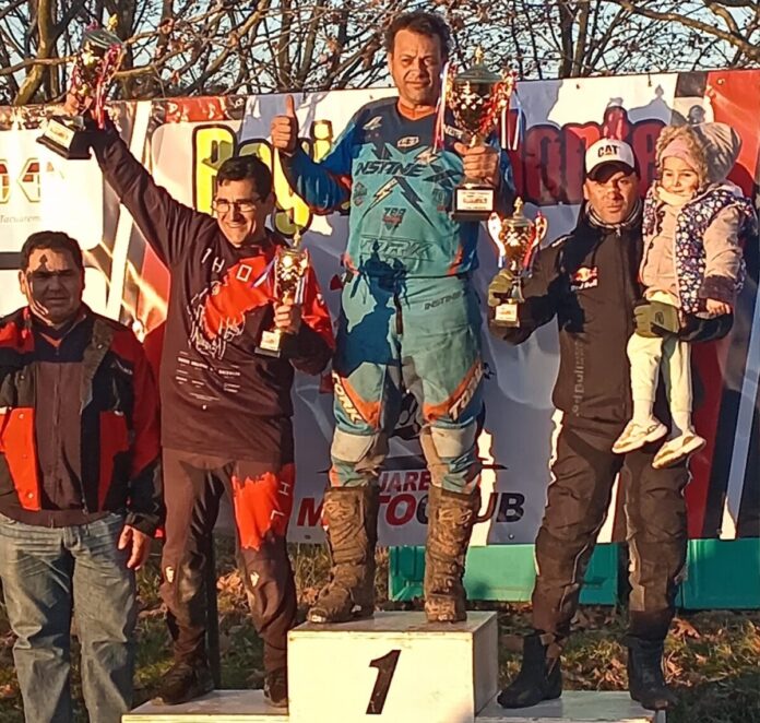 El salteño Fernando Laborda se subió al podio en el Regional Norte. MOTOCROSS