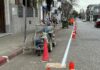 Intendencia de Salto realiza señalización horizontal en calle Artigas