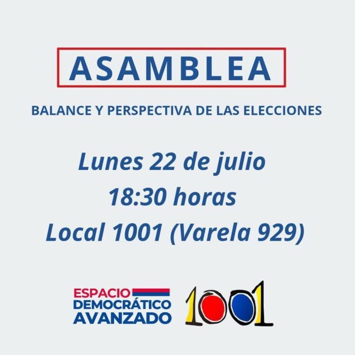 ASAMBLEA 1001 - Lunes 22/07/2024