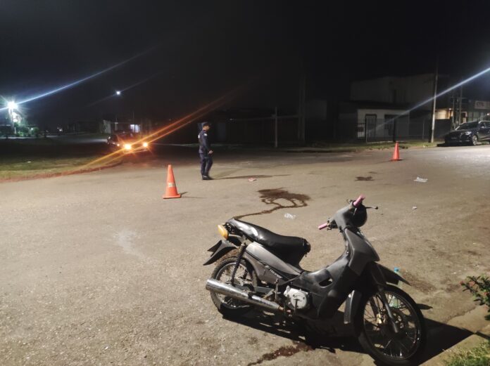 Siniestro grave en barrio Minervine