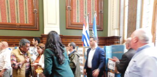 Palacio Legislativo - Entrega de papeletas No más Usura