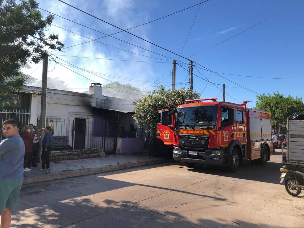Incendio en Michellini al 500