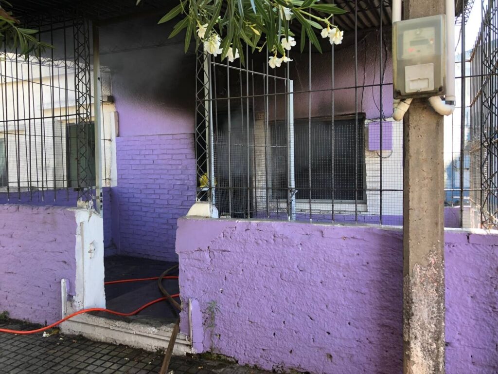Incendio en Michellini al 500