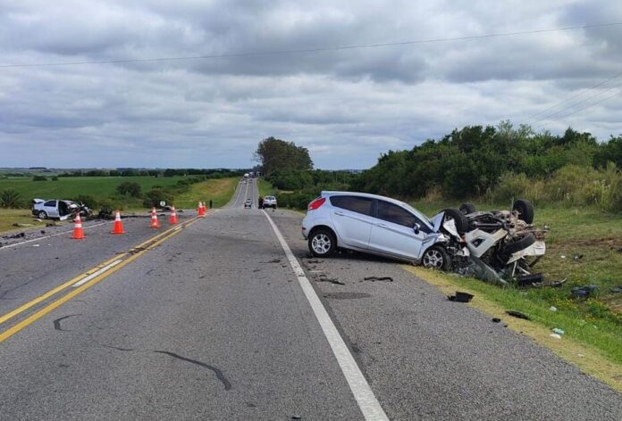 Sinistro de Tránsito fatal en Ruta 3 km118(San José) / Foto: Policía Caminera