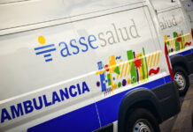 Motociclista lesionado en siniestro con ambulancia en Salto