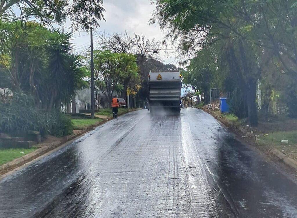 Imprimación en calle Lavalleja