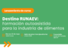 Postergan lanzamiento del curso de formación autoasistida para el sector alimentario vinculado al Runaev Destino Runaev