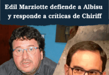 Marziotte responde a Chiriff: βLo que dijimos en campaΓ±a era verdad, y lo seguimos sosteniendoβ Edil Marziotte defiende a Albisu y responde a crΓticas de Chiriff