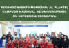 Reconocimiento municipal al plantel campeón nacional de Universitario en categoría formativa