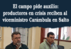 El campo pide auxilio: productores en crisis reciben al viceministro Carámbula en Salto El campo pide auxilio: productores en crisis reciben al viceministro Carámbula en Salto