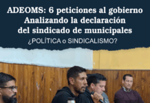 ADEOMS exige claridad y respeto, pero no actúa en consecuencia ADEOMS - ¿SINDICALISMO O POLÍTICA? Analizando el comunicado con las 6 peticiones a la Intendencia