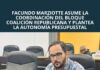 Facundo Marziotte asume la coordinación del bloque Coalición Republicana y plantea la autonomía presupuestal