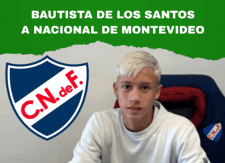 Bautista De Los Santos, joven talento salteño, se incorpora a Nacional con una historia de superación