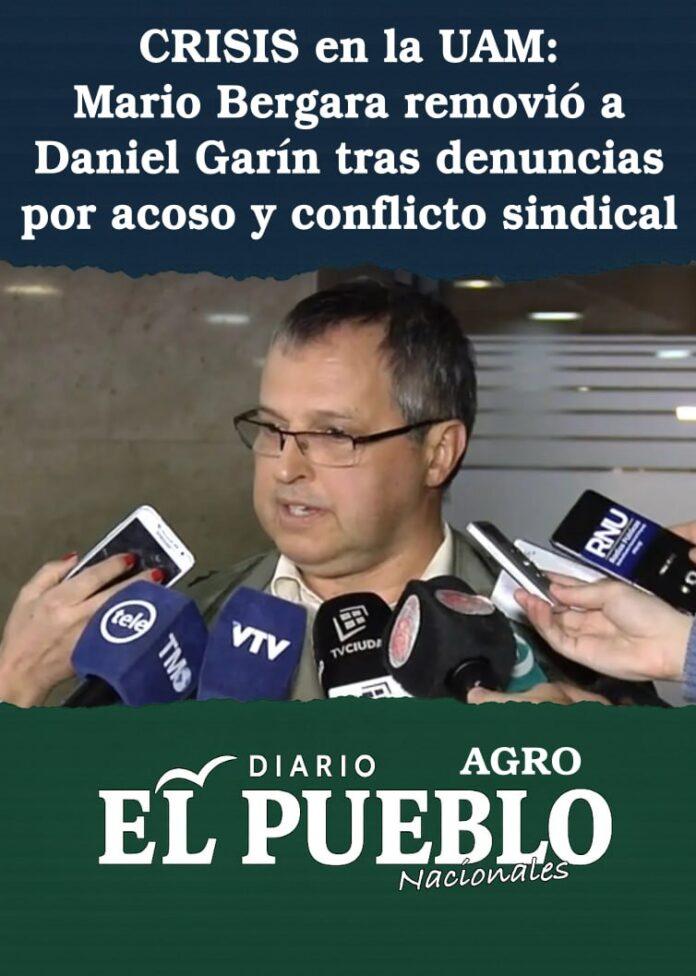 Bergara destituye a Daniel Garin como presidente de la UAM