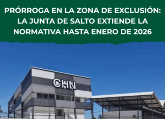 Prórroga en la zona de exclusión: la Junta de Salto extiende la normativa hasta enero de 2026