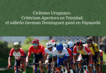 Ciclismo Uruguayo; Critérium Apertura en Trinidad: el salteño German Domínguez ganó en Paysandú