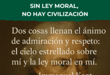 Sin Ley Moral, no hay Civilización