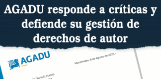 AGADU responde a críticas y defiende su gestión de derechos de autor