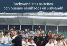 Taekwondistas salteños con buenos resultados en Paysandú