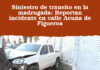 Siniestro de tránsito en la madrugada: Reportan incidente en calle Acuña de Figueroa