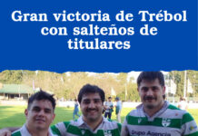 Gran victoria de Trébol con salteños de titulares
