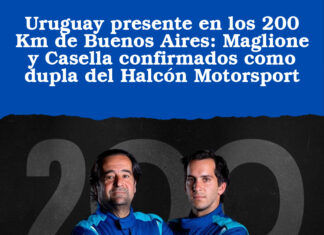 Uruguay presente en los 200 Km de Buenos Aires: Maglione y Casella confirmados como dupla del Halcón Motorsport