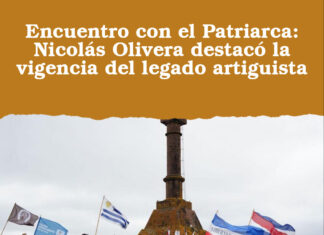 Encuentro con el Patriarca: Nicolás Olivera destacó la vigencia del legado artiguista