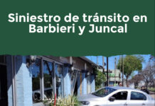 Siniestro de tránsito en Barbieri y Juncal