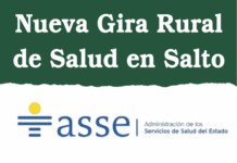Giras Rurales de la RAP ASSE Salto – Semana del 10 al 14 de noviembre de 2025 Giras médicas de ASSE en Salto: cronograma 22 al 26/9