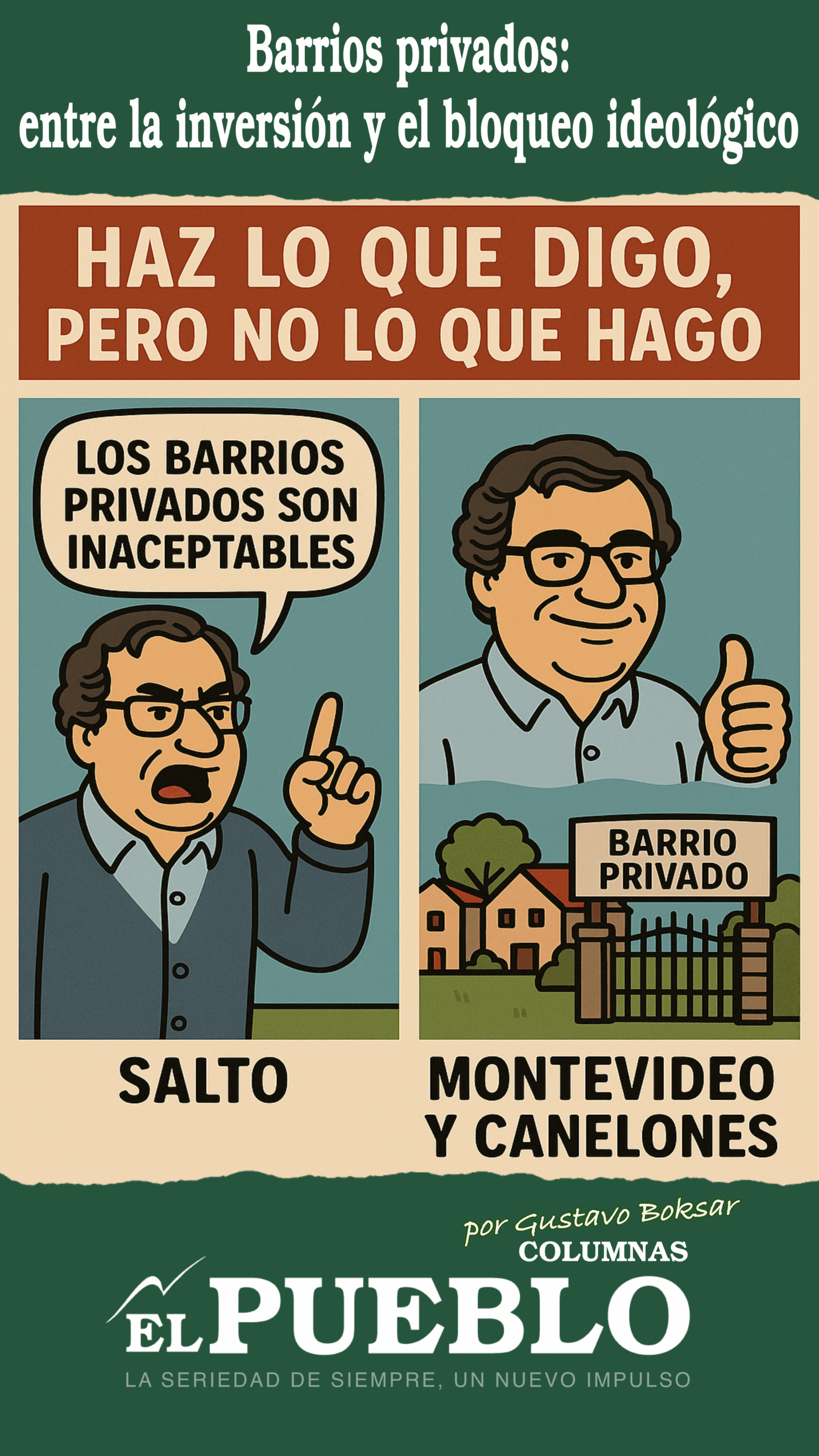 Barrios privados en Salto: inversión inmobiliaria y debate ideológico