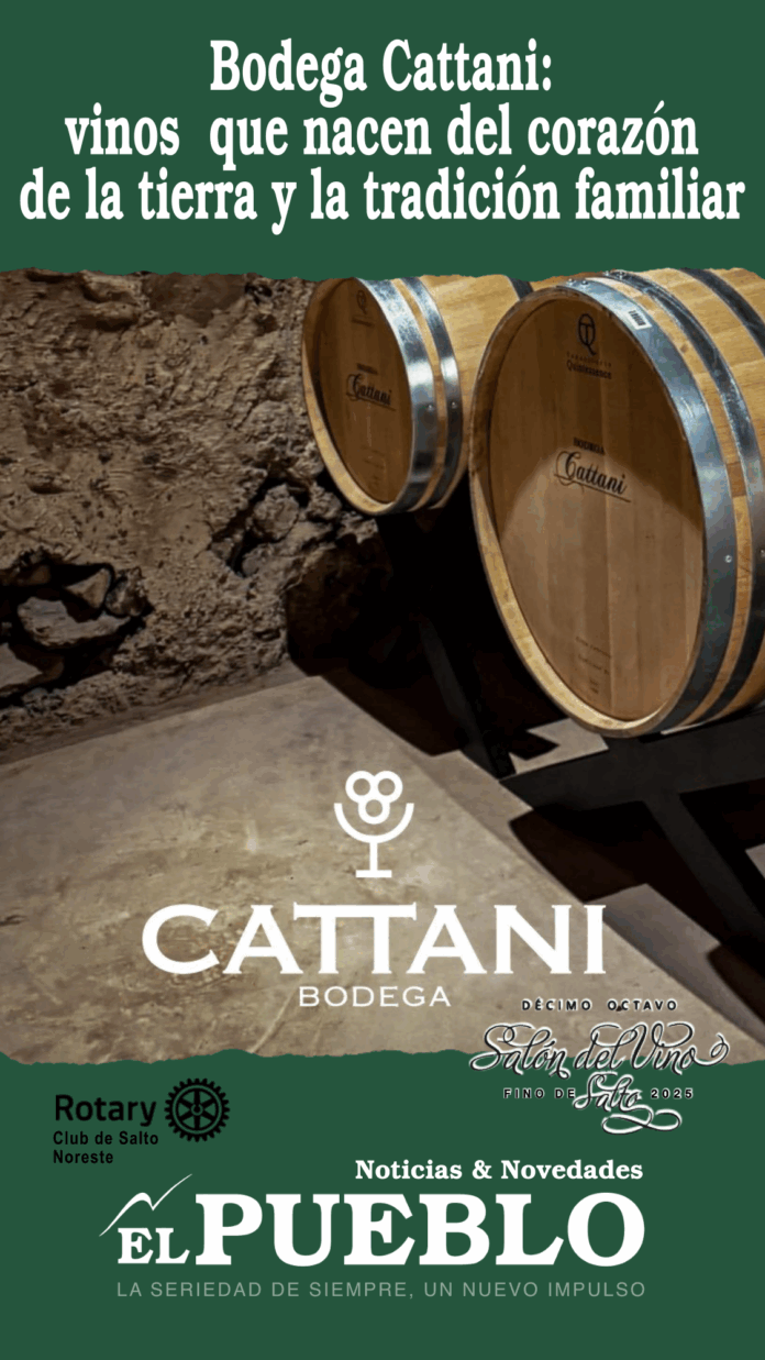 Bodega Cattani: vinos que nacen del corazón de la tierra y la tradición familiar.