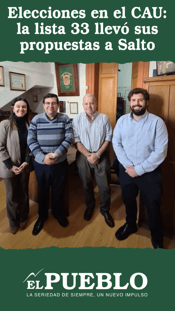 Elecciones en el CAU: la lista 33 llevó sus propuestas a Salto