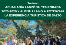 Acuamanía abrió su temporada 2025-2026 y Albisu llamó a potenciar la experiencia turística de Salto