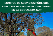 Servicios PΓΊblicos realiza mantenimiento integral en la Costanera Sur de Salto