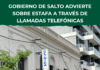 Gobierno de Salto advierte sobre estafa telefónica dirigida a comercios gastronómicos