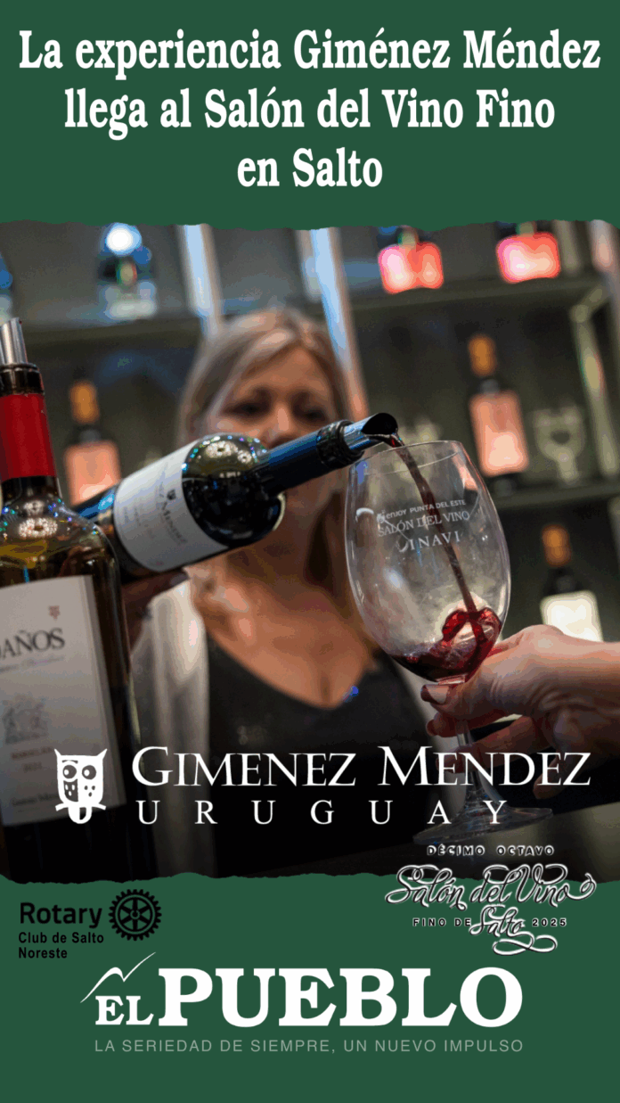 Giménez Méndez en el 18º Salón del Vino Fino en Salto