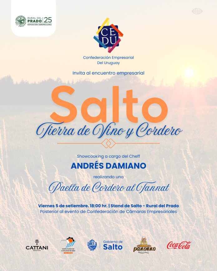 Salto se presenta en la Expo Prado 2025 como “Tierra de Vino y Cordero”