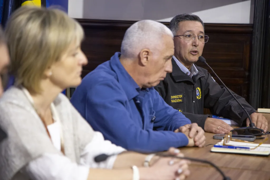 Conferencia de prensa sobre la posición del gobierno ante el atentado contra la Fiscal de Corte Ferrero