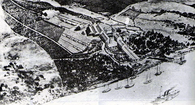 Puerto del establecimento La Caballada(1890)