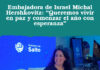 Embajadora de Israel Michal Hershkovitz: “Queremos vivir en paz y comenzar el año con esperanza” Michal Hershkovitz, Embajadora de Israel en Uruguay visita ExpoSalto acompañando al Intendente Dr. Carlos Albisu