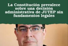 La Constitución prevalece sobre una decisión administrativa de JUTEP sin fundamentos legales