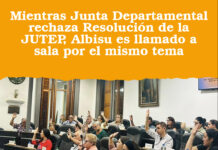 Mientras Junta Departamental rechaza Resolución de la JUTEP, Albisu es llamado a sala por el mismo tema