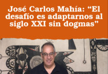 José Carlos Mahía: “El desafío es adaptarnos al siglo XXI sin dogmas” José Carlos Mahía, Ministro de Educación y Cultura frente al mural de Páez Vilaró en la recepción de Diario EL PUEBLO de Salto