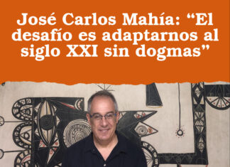 José Carlos Mahía: “El desafío es adaptarnos al siglo XXI sin dogmas” José Carlos Mahía, Ministro de Educación y Cultura frente al mural de Páez Vilaró en la recepción de Diario EL PUEBLO de Salto