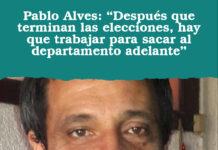 Pablo Alves: “Después que terminan las elecciones, hay que trabajar para sacar al departamento adelante”