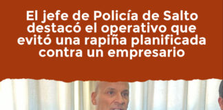 Crio. Fabián Severo, Jefe de Policía de Salto / Foto: Vicente Massarino