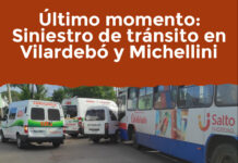 Último momento: Siniestro de tránsito en Vilardebó y Michellini