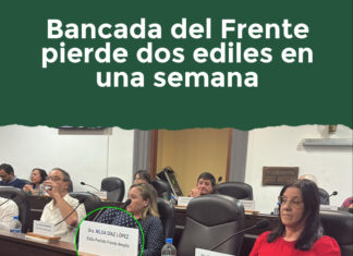 Nilda Díaz López abandona a bancada del Frente Amplio en la Junta Departamental / Foto: Martín Cabrera, Prensa La 24