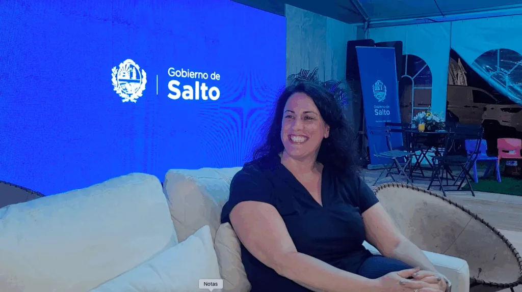 Michal Hershkovitz, Embajadora de Israel en Uruguay visita ExpoSalto acompañando al Intendente Dr. Carlos Albisu