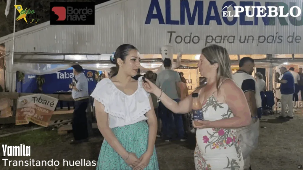 Transitando Huellas brilló en la Expo Salto con su arte y energía
